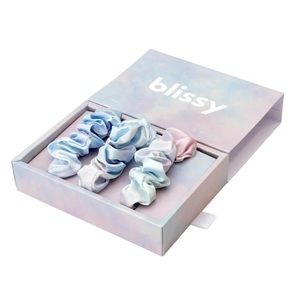 New 3 pack Silk Blissy Scrunchies - Tie-Dye